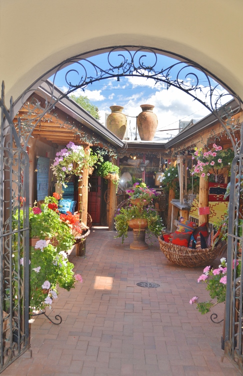 courtyard off the plaza